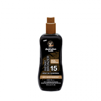 AUSTRALIAN GOLD aizsargkrēms ar bronzeri SPF 15, 100 ml