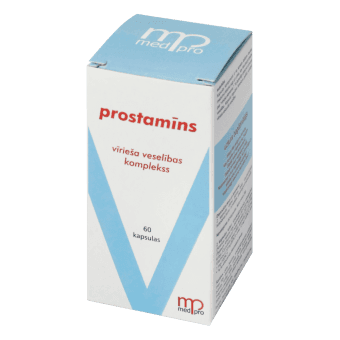 PROSTAMĪNS vīrieša veselības komplekss, kapsulas, 60 gab.
