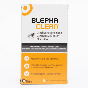 BLEPHACLEAN sterilas salvetes acu higiēnai, 20 gab.