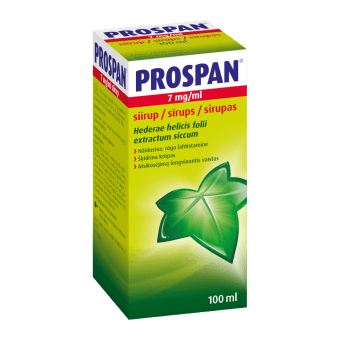 PROSPAN 7 mg/ml sīrups, 100 ml