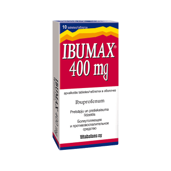 IBUMAX 400 mg tabletes, N10