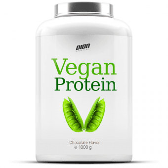 DION SPORTLAB VEGAN PROTEIN-šokolādes garša pulveris, 1000 g