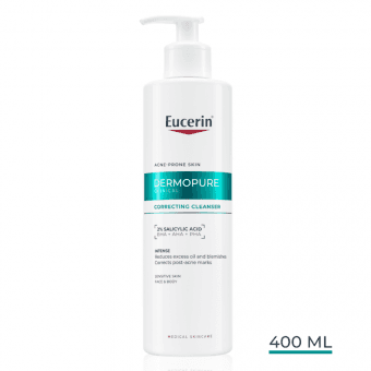 EUCERIN koriģējoša attīrošā želeja DERMOPURE CLINICAL, 400 ml