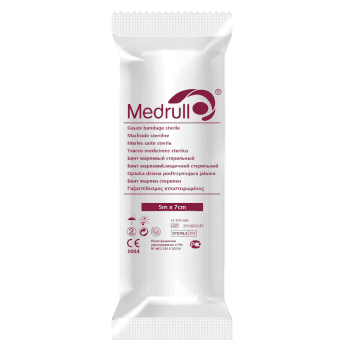 MEDRULL marles saite sterila, 5mx7cm, 1 gab.