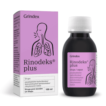 RINODEKS PLUS sīrups, 100 ml