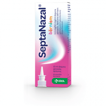 SEPTANAZAL 0,5 mg/50 mg/ml deguna aerosols, šķīdums bērniem,10 ml