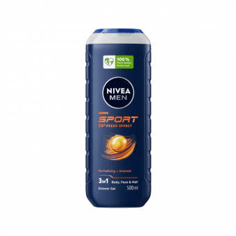 NIVEA dušas želeja vīriešiem SPORT, 500 ml