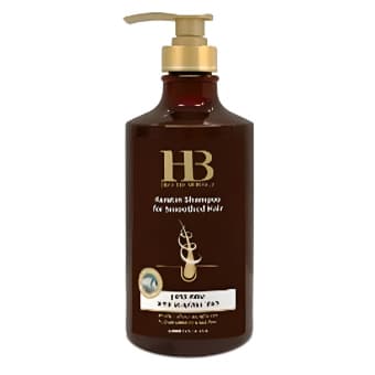 H&B keratīna šampūns gludiem matiem, 780 ml