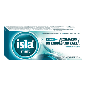 ISLA MINT sūkājamās tabletes, 30 gab.