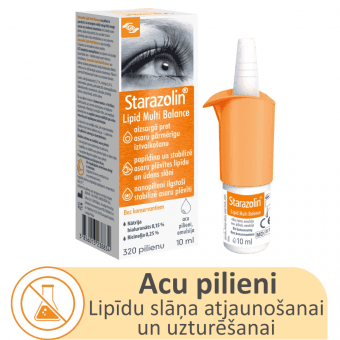 STARAZOLIN acu pilieni, emulsija LIPID MULTI BALANCE, 10 ml