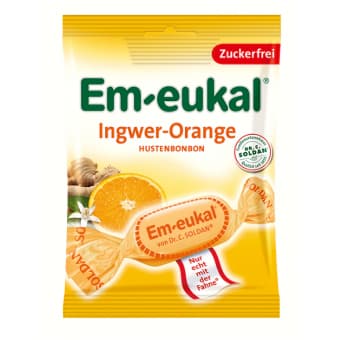 EM-EUKAL konfektes bez cukura INGVERS-APELSĪNS, 75 g