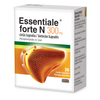ESSENTIALE FORTE N 300 mg cietās kapsulas, N30