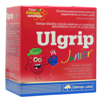 OLIMP LABS ULGRIP JUNIOR pulveris, 10 paciņas