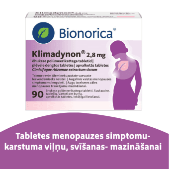 KLIMADYNON 2,8 mg apvalkotās tabletes, N90