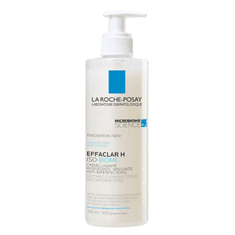 LA ROCHE-POSAY nomierinošs, attīrošs krēms EFFACLAR H ISO-BIOME, 390 ml