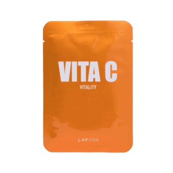 LAPCOS lokšņu sejas maska – C vitamīns DAILY, 1 gab.