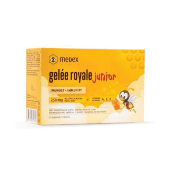 MEDEX ampulas GELEE ROYALE JUNIOR, 10 gab., 9 ml