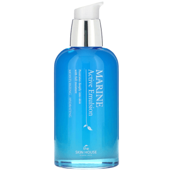 THE SKIN HOUSE mitrinoša emulsija ar aļģu ekstraktu, jūras ūdeni MARINE, 130 ml
