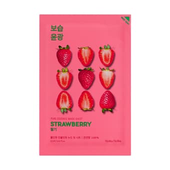 HOLIKA HOLIKA sejas maska PURE ESSENCE STRAWBERRY, 20 ml