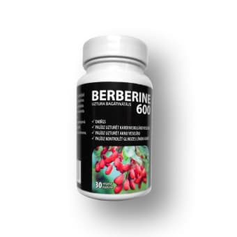 BERBERINE 600 vegānas kapsulas, 30 gab.