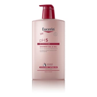 EUCERIN dušas želeja un eļļa pH5, 1000 ml