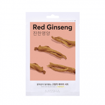 MISSHA lokšņu maska–sarkanais žeņšeņs AIRY FIT, 19 g