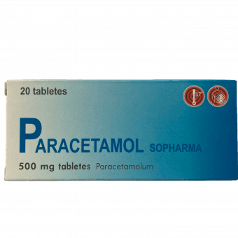 PARACETAMOL SOPHARMA 500mg tabletes, N20