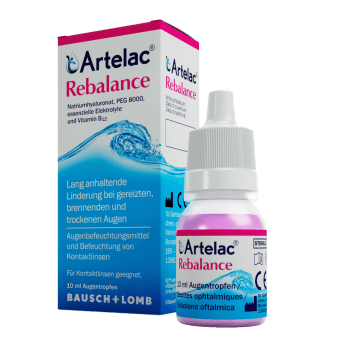ARTELAC acu pilieni REBALANCE, 10 ml