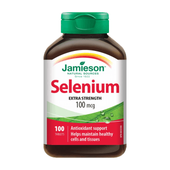 JAMIESON SELENIUM 100 mcg, tabletes, 100 gab.
