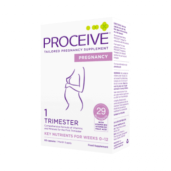 PROCEIVE grūtnieču vitamīni Trimester 1, 60 kapsulas