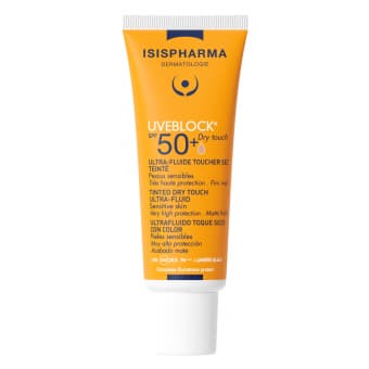 ISISPHARMA tonēts aizsargfluīds SPF50+ UVEBLOCK, 40 ml