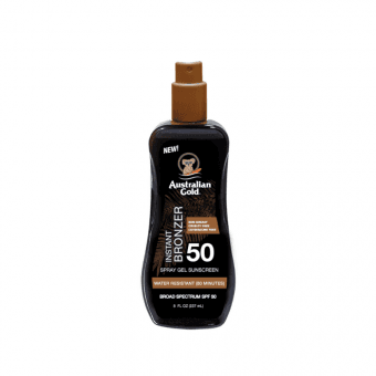 AUSTRALIAN GOLD aizsargkrēms ar bronzeri SPF 50, 237 ml