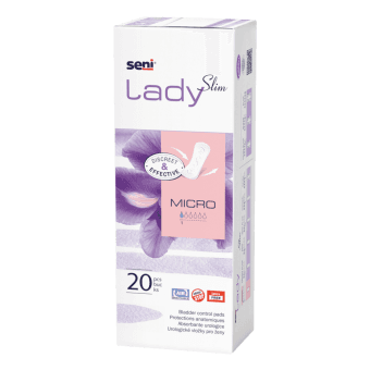 SENI LADY урологические прокладки для женщин MICRO, 1 капля, 20 шт.