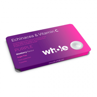 WHOLE Ehinācija un C vitamīns, 15 pastilas