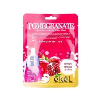 EKEL mitrinoša sejas maska ULTRA HYDRATING ESSENCE MASK POMEGRANATE, 1 gab.