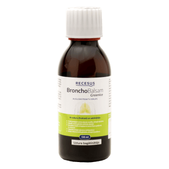 BRONCHOBALSAM GREENICE sīrups, 150 ml