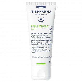 ISISPHARMA eksfoliējošs attīrošais gels TEEN DERM GEL, 40 ml