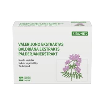 SIROMED baldriāns, 60 gab.