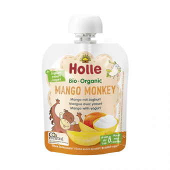 HOLLE mango biezenis ar jogurtu, bio MONKEY, 85 g