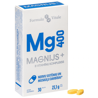 FORMULA VITALE MAGNIJS+ 400MG, 30 tabletes