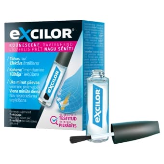 EXCILOR šķidums ar otiņu nagu sēnītes ārstēšanai, 3.3 ml