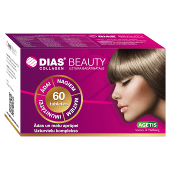 DIAS BEAUTY COLLAGEN tabletes, 60 gab.