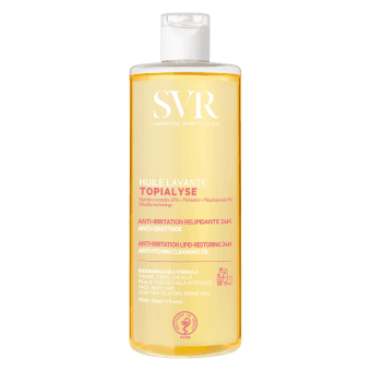 SVR micelārā dušas eļļa sausai, atopiskai, iekaisušai ādai TOPIALYSE, 400 ml