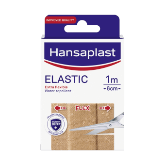 HANSAPLAST elastīgi, ar īpaši spēcīgu fiksāciju plāksteri locītavām ELASTIC, 10 gab.