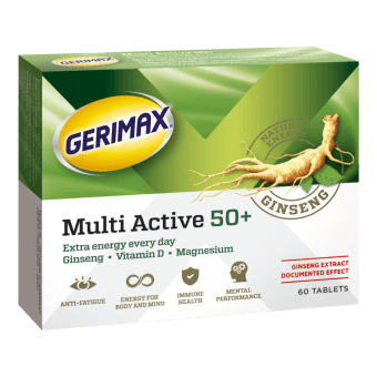 GERIMAX MULTI ACTIVE 50+, tabletes, 60 gab.