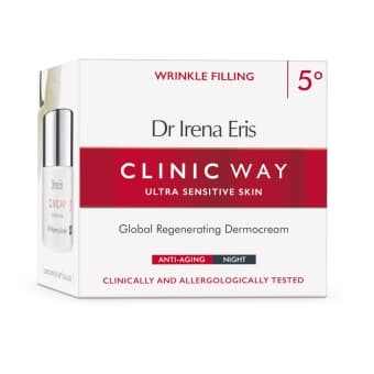 CLINIC WAY WRINKLE FILLING pretgrumbu nakts dermokrēms, 50 ml