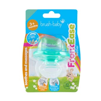 BRUSH BABY priekšējo zobu/smaganu knupītis zaļš, 1 gab.