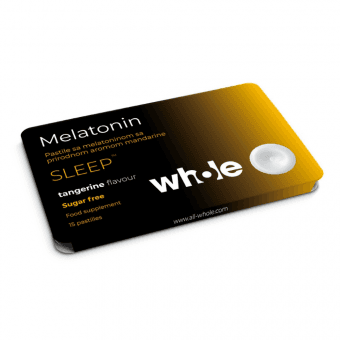 WHOLE vitamīnu pastilas - melatonīns, 15 pastilas