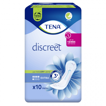 TENA uroloģiskās paketes DISCREET EXTRA, 10 gab.