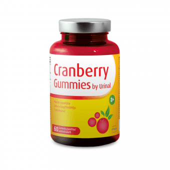 URINAL Cranberry Gummies košļājamās pastilas, 60 gab.